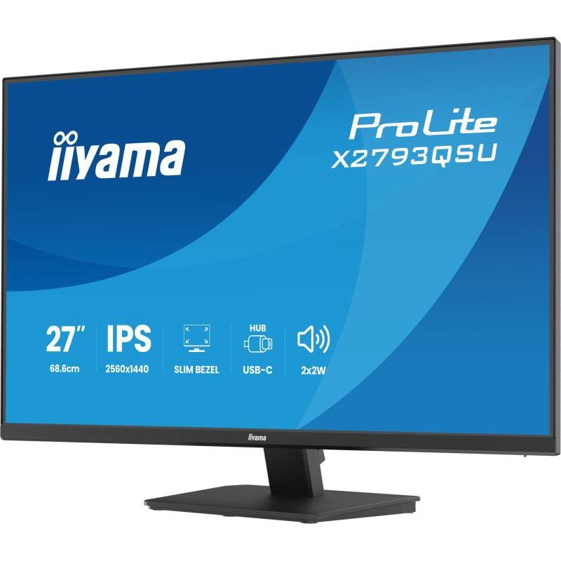 iiyama ProLite X2793QSU-B1 écran plat de PC 68,6 cm (27") 2560 x 1440 pixels Quad HD LED Noir · Moniteur · Informat System... (image 5)