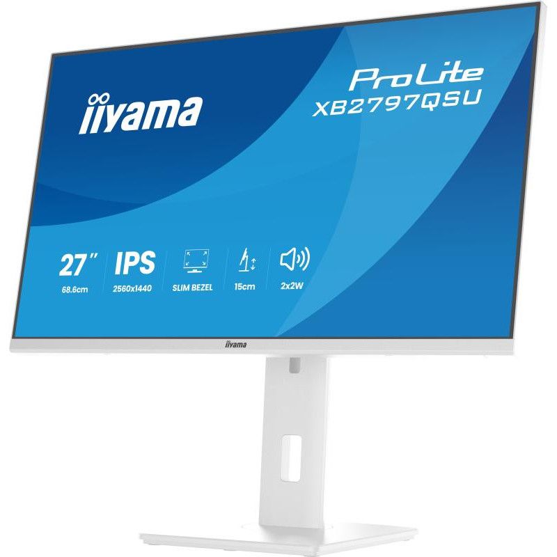 iiyama ProLite XB2797QSU-W1 écran plat de PC 68,6 cm (27") 2560 x 1440 pixels Quad HD LED Blanc · Moniteur · Informat Syst... (image 11)