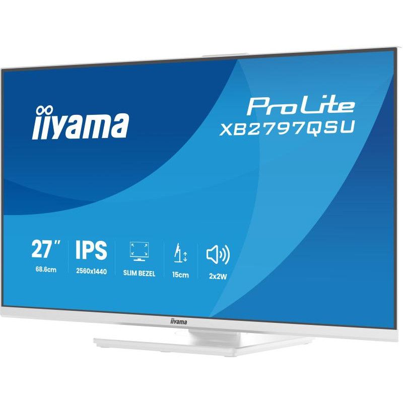iiyama ProLite XB2797QSU-W1 écran plat de PC 68,6 cm (27") 2560 x 1440 pixels Quad HD LED Blanc · Moniteur · Informat Syst... (image 12)