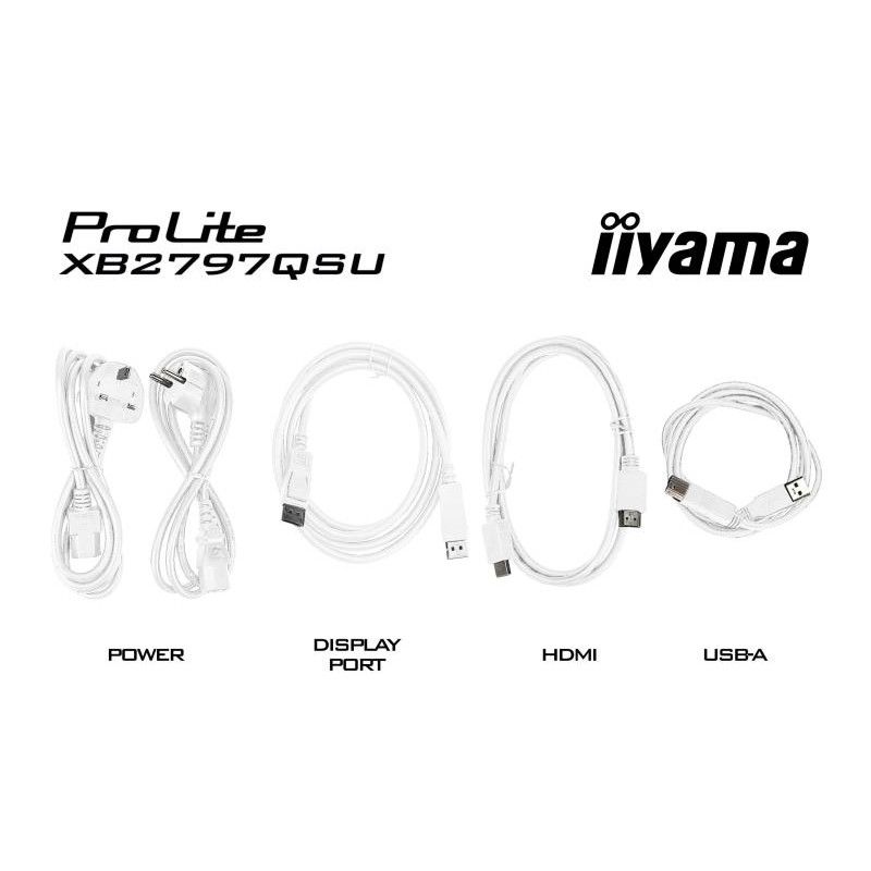 iiyama ProLite XB2797QSU-W1 écran plat de PC 68,6 cm (27") 2560 x 1440 pixels Quad HD LED Blanc · Moniteur · Informat Syst... (image 26)