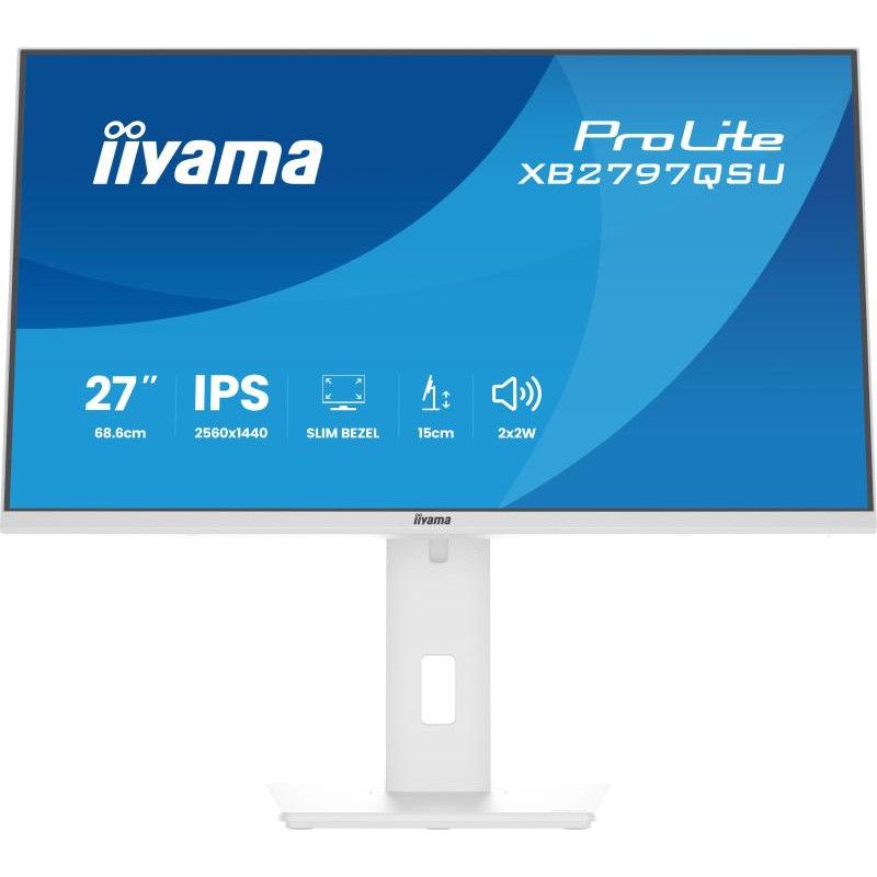 iiyama ProLite XB2797QSU-W1 écran plat de PC 68,6 cm (27") 2560 x 1440 pixels Quad HD LED Blanc · Moniteur · Informat Syst... (image 5)