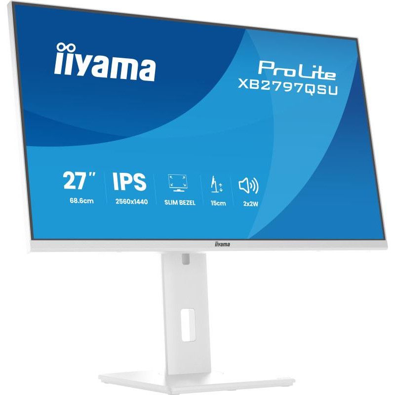 iiyama ProLite XB2797QSU-W1 écran plat de PC 68,6 cm (27") 2560 x 1440 pixels Quad HD LED Blanc · Moniteur · Informat Syst... (image 8)