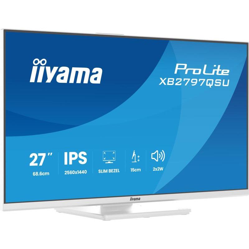 iiyama ProLite XB2797QSU-W1 écran plat de PC 68,6 cm (27") 2560 x 1440 pixels Quad HD LED Blanc · Moniteur · Informat Syst... (image 9)