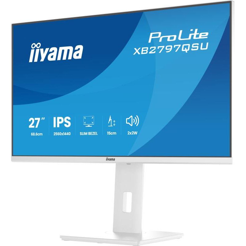 iiyama ProLite XB2797QSU-W1 écran plat de PC 68,6 cm (27") 2560 x 1440 pixels Quad HD LED Blanc · Moniteur · Informat Syst... (image 10)