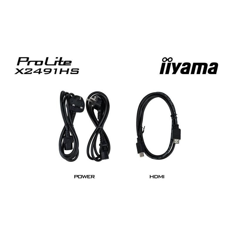 iiyama ProLite X2491HS-B1 écran plat de PC 60,5 cm (23.8") 1920 x 1080 pixels Full HD LCD Noir · Moniteur · Informat Syste... (image 17)