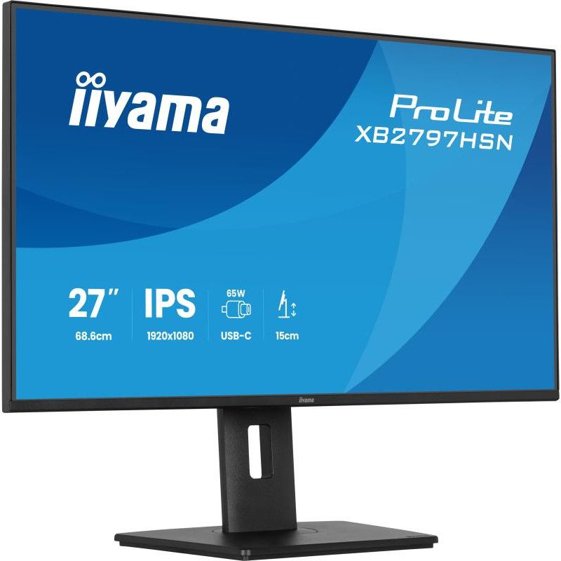 iiyama ProLite XB2797HSN-B1 écran plat de PC 68,6 cm (27") 1920 x 1080 pixels Full HD LCD Noir · Moniteur · Informat Syste... (image 5)