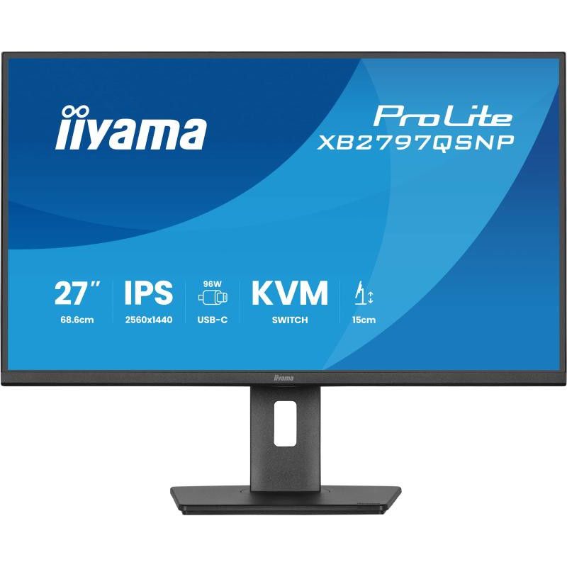 iiyama ProLite XB2797QSNP-B1 écran plat de PC 68,6 cm (27") 2560 x 1440 pixels Quad HD LCD Noir · Moniteur · Informat Syst... (image 4)