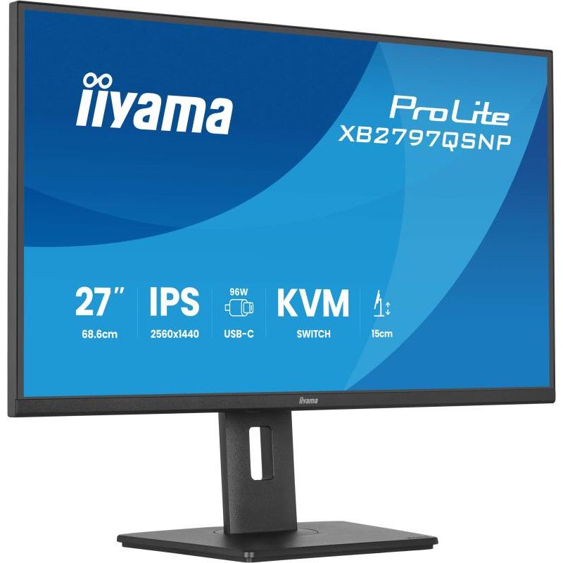 iiyama ProLite XB2797QSNP-B1 écran plat de PC 68,6 cm (27") 2560 x 1440 pixels Quad HD LCD Noir · Moniteur · Informat Syst... (image 5)