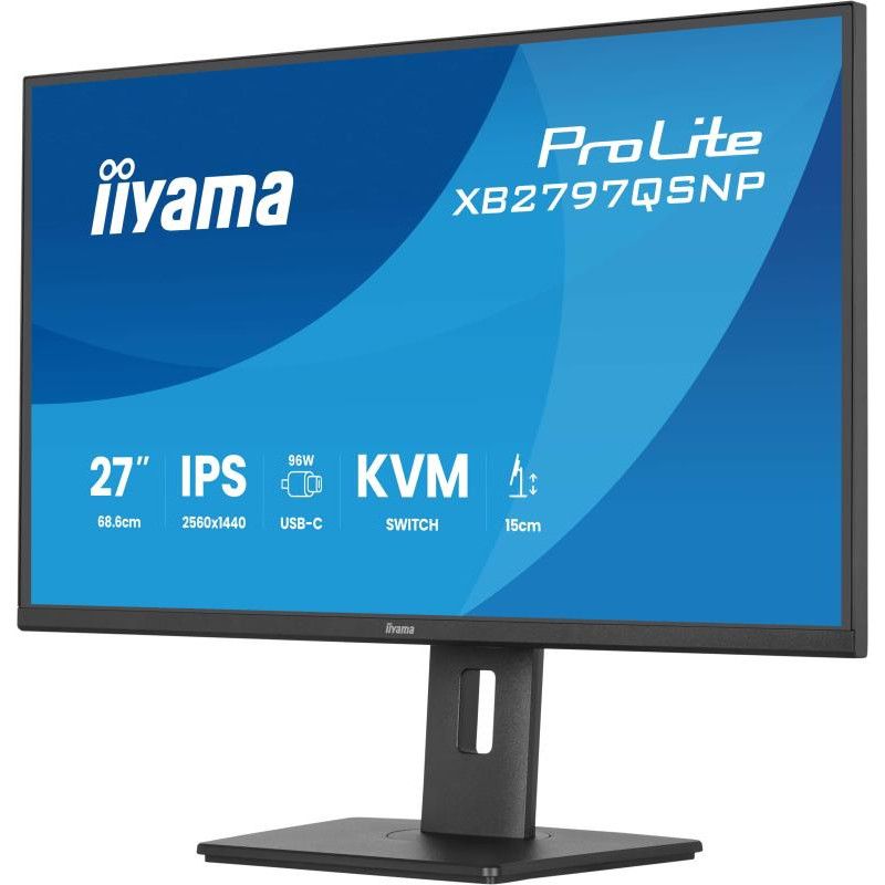 iiyama ProLite XB2797QSNP-B1 écran plat de PC 68,6 cm (27") 2560 x 1440 pixels Quad HD LCD Noir · Moniteur · Informat Syst... (image 6)