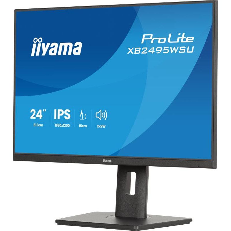iiyama ProLite XB2495WSU-B1 écran plat de PC 61,2 cm (24.1") 1920 x 1200 pixels WUXGA LCD Noir · Moniteur · Informat Syste... (image 6)