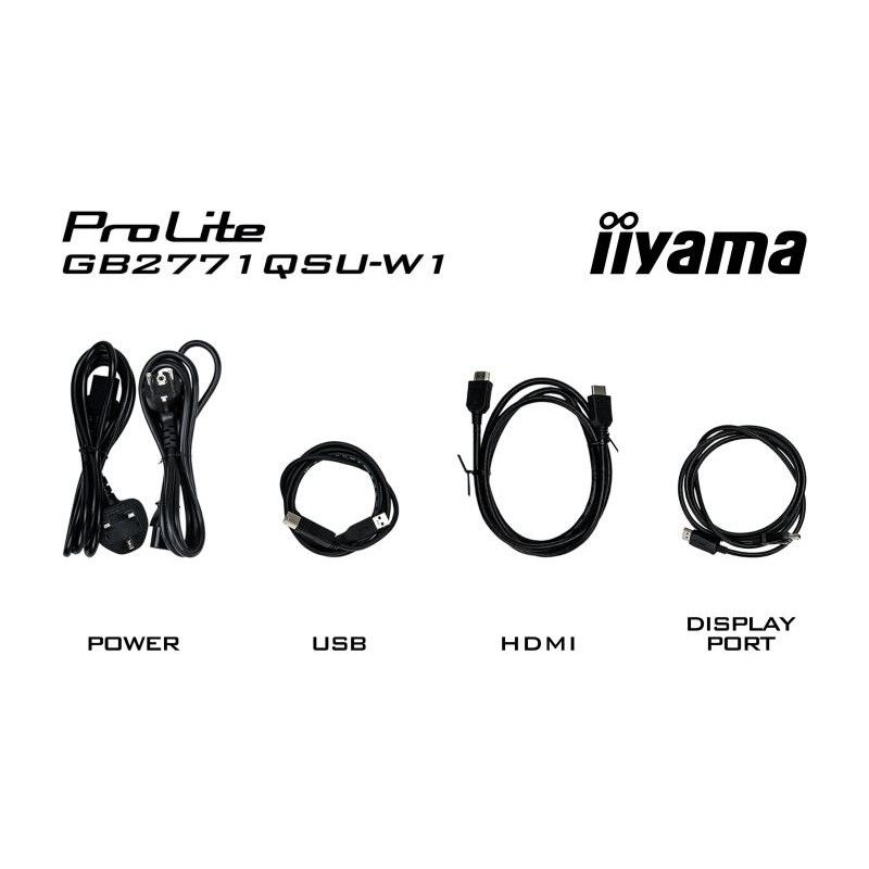 iiyama G-MASTER GB2771QSU-W1 écran plat de PC 68,6 cm (27") 2560 x 1440 pixels Wide Quad HD Blanc · Moniteur · Informat Sy... (image 19)