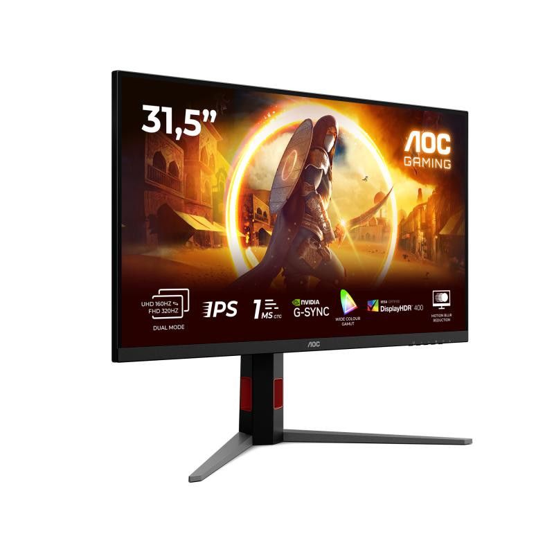 AOC G4 U32G4U écran plat de PC 80 cm (31.5") 3840 x 2160 pixels 4K Ultra HD Noir, Rouge · Moniteur · Informat Systems Stra... (image 2)