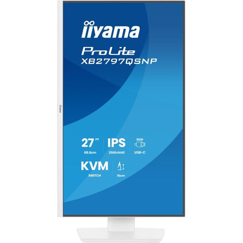 iiyama ProLite XB2797QSNP-W1 écran plat de PC 68,6 cm (27") 2560 x 1440 pixels Quad HD LCD Blanc · Moniteur · Informat Sys... (image 3)