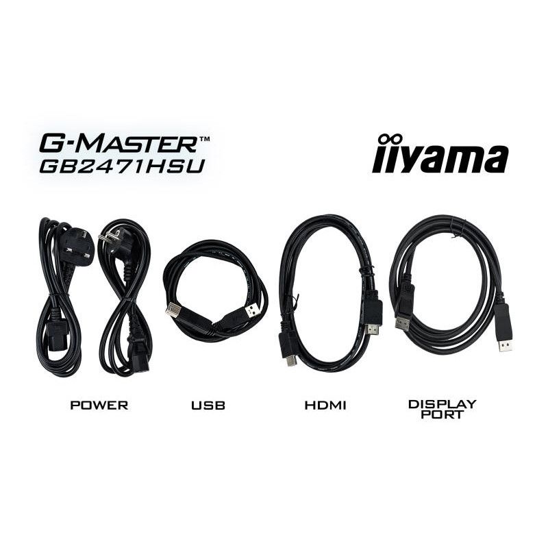 iiyama G-MASTER GB2471HSU-B1 écran plat de PC 60,5 cm (23.8") 1920 x 1080 pixels Full HD Noir · Moniteur · Informat System... (image 12)