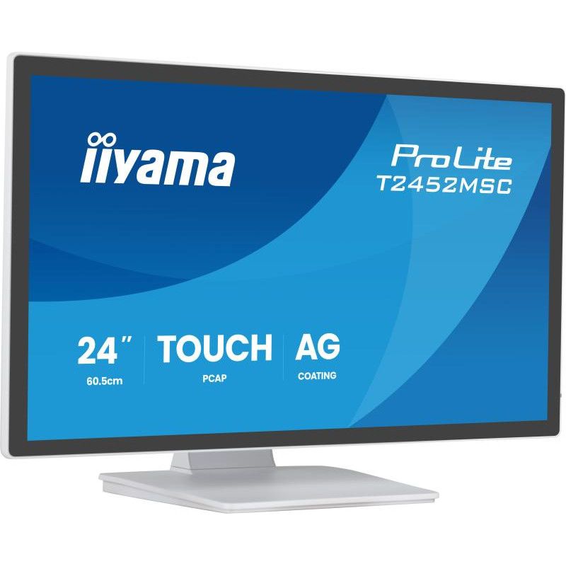 iiyama T2452MSC-W2AG écran plat de PC 61 cm (24") 1920 x 1080 pixels Full HD LED Écran tactile Blanc · Moniteur · Informat... (image 2)