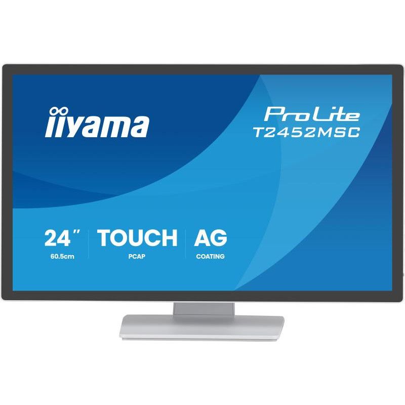 iiyama T2452MSC-W2AG écran plat de PC 61 cm (24") 1920 x 1080 pixels Full HD LED Écran tactile Blanc · Moniteur · Informat... (image 3)