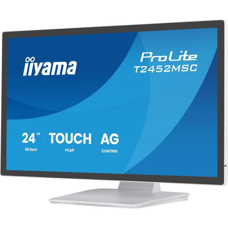 iiyama T2452MSC-W2AG écran plat de PC 61 cm (24") 1920 x 1080 pixels Full HD LED Écran tactile Blanc · Moniteur · Informat... (image 4)
