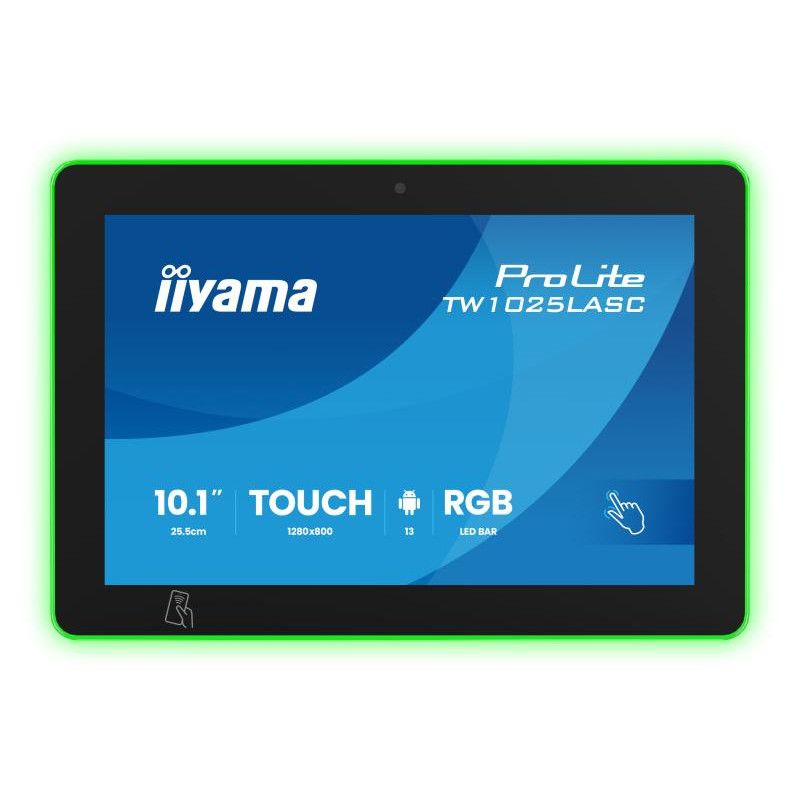 iiyama ProLite TW1025LASC-B3PNR écran plat de PC 25,6 cm (10.1") 1280 x 800 pixels WXGA LED Écran tactile Multi-utilisateu... (image 2)