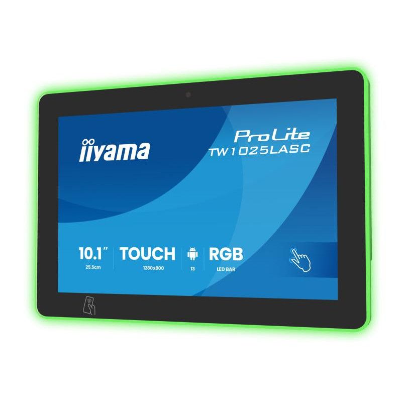 iiyama ProLite TW1025LASC-B3PNR écran plat de PC 25,6 cm (10.1") 1280 x 800 pixels WXGA LED Écran tactile Multi-utilisateu... (image 3)