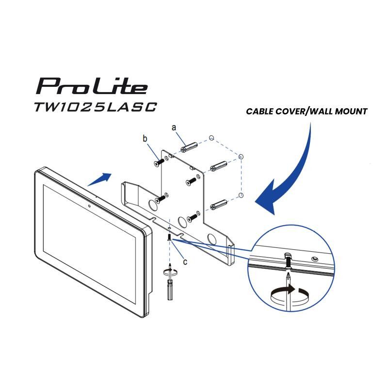 iiyama ProLite TW1025LASC-B3PNR écran plat de PC 25,6 cm (10.1") 1280 x 800 pixels WXGA LED Écran tactile Multi-utilisateu... (image 10)