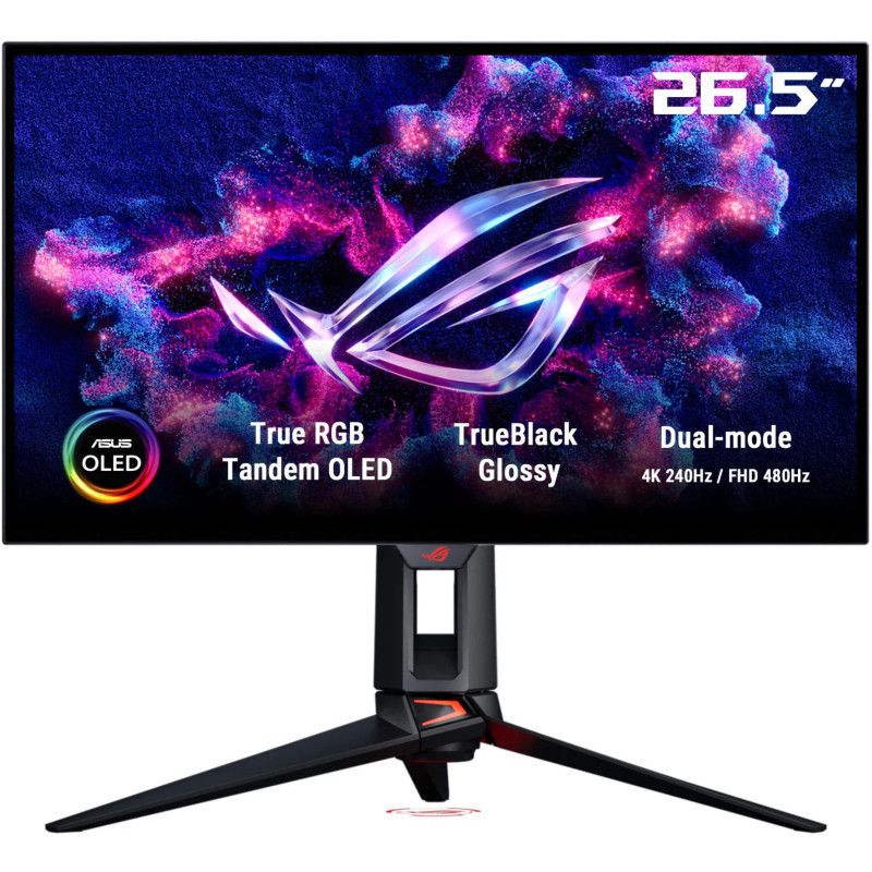 ASUS ROG Swift OLED PG27UCWM écran plat de PC 67,3 cm (26.5") 3840 x 2160 pixels 4K Ultra HD QD-OLED Noir · Moniteur · Inf...