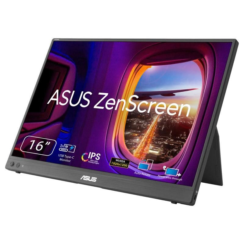 ASUS ZenScreen MB16FC écran plat de PC 40,6 cm (16") 1920 x 1200 pixels WUXGA LCD Noir · Moniteur · Informat Systems Stras...