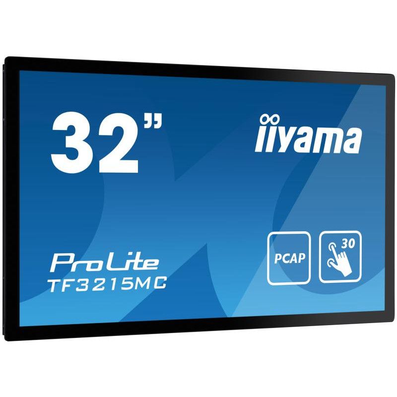 iiyama ProLite TF3215MC-B2 écran plat de PC 80 cm (31.5") 1920 x 1080 pixels Full HD LED Écran tactile Kiosque Noir · Moni...