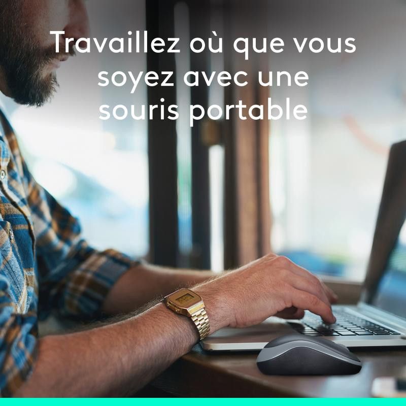 Logitech M185 Sans Fil USB Noir /Gris Retail · Souris PC · Informat Systems Strasbourg (image 5)