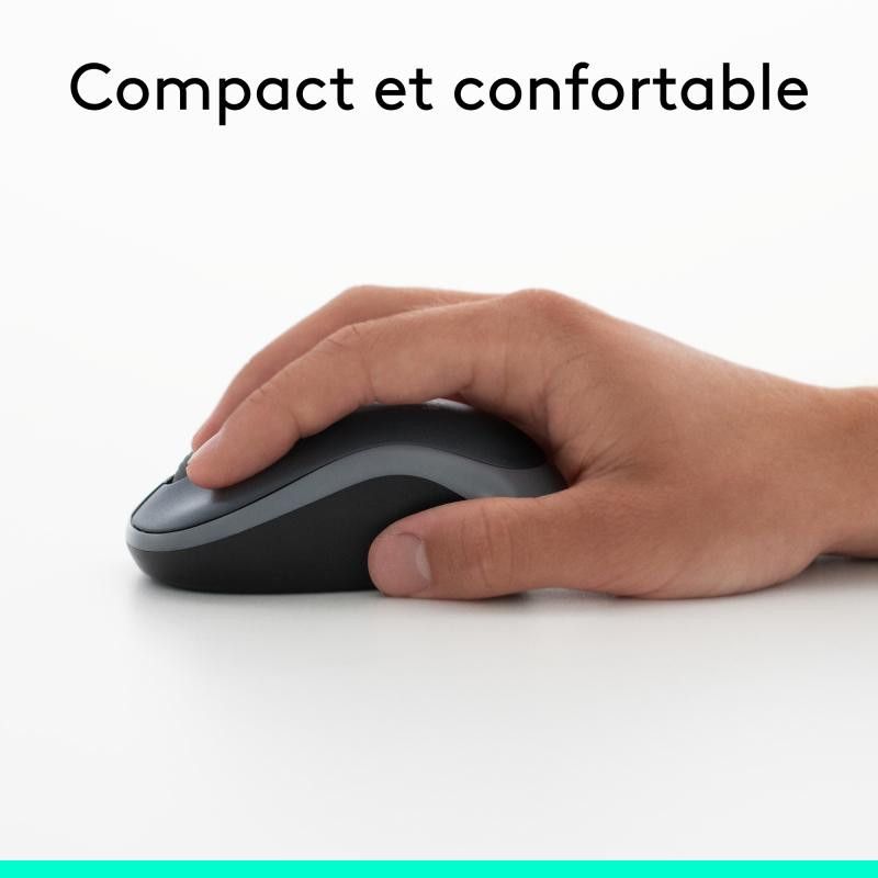 Logitech M185 Sans Fil USB Noir /Gris Retail · Souris PC · Informat Systems Strasbourg (image 7)
