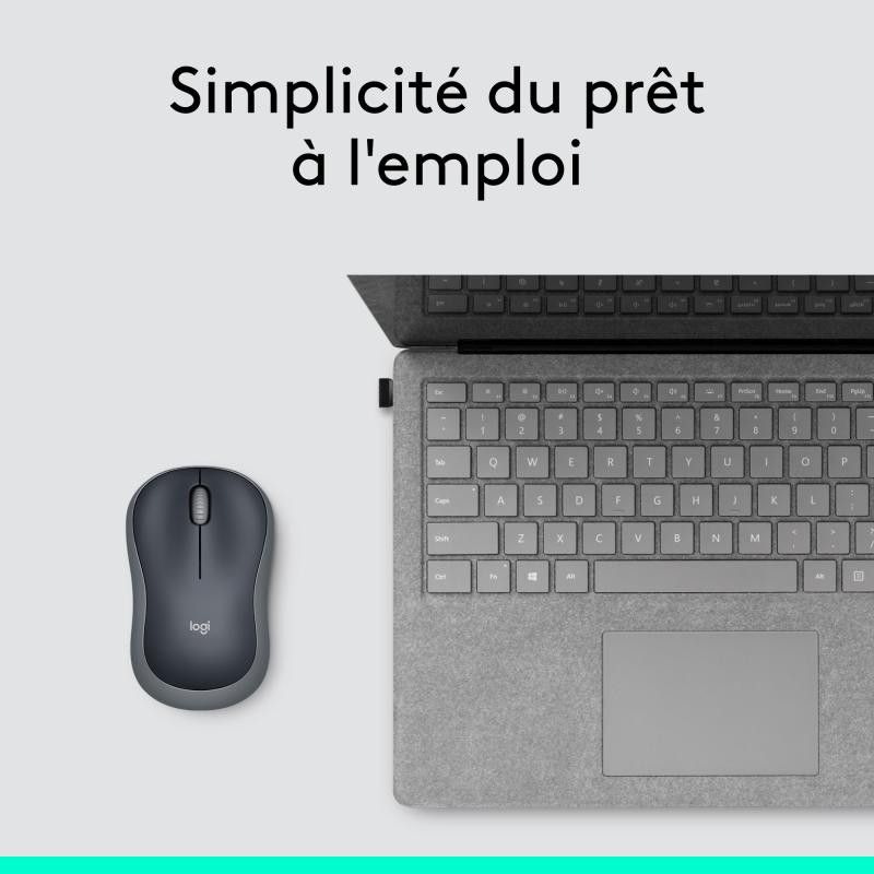 Logitech M185 Sans Fil USB Noir /Gris Retail · Souris PC · Informat Systems Strasbourg (image 10)