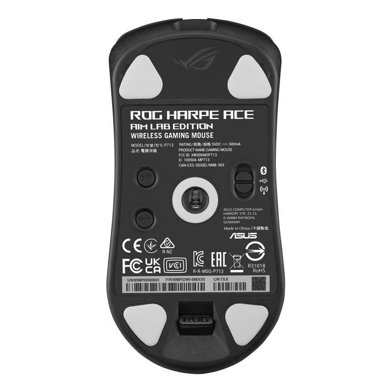 ASUS ROG Harpe Ace Aim Lab Edition souris Gaming Ambidextre RF Wireless + Bluetooth + USB Type-A Optique 36000 DPI · Infor... (image 2)