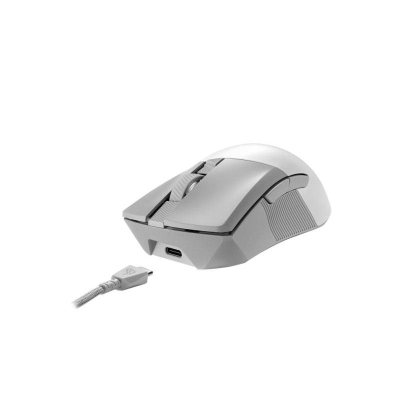 ASUS ROG Gladius III Wireless Aimpoint White souris Jouer Droitier RF Wireless + Bluetooth + USB Type-A Optique 36000 DPI ... (image 3)