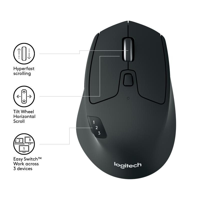 LOGITECH M720 Triathlon *910-004791 · SOURIS · Informat Systems Strasbourg (image 3)