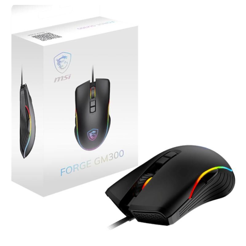 MSI FORGE GM300 souris Gaming Ambidextre USB Type-A Optique 7200 DPI · Souris PC · Informat Systems Strasbourg (image 5)