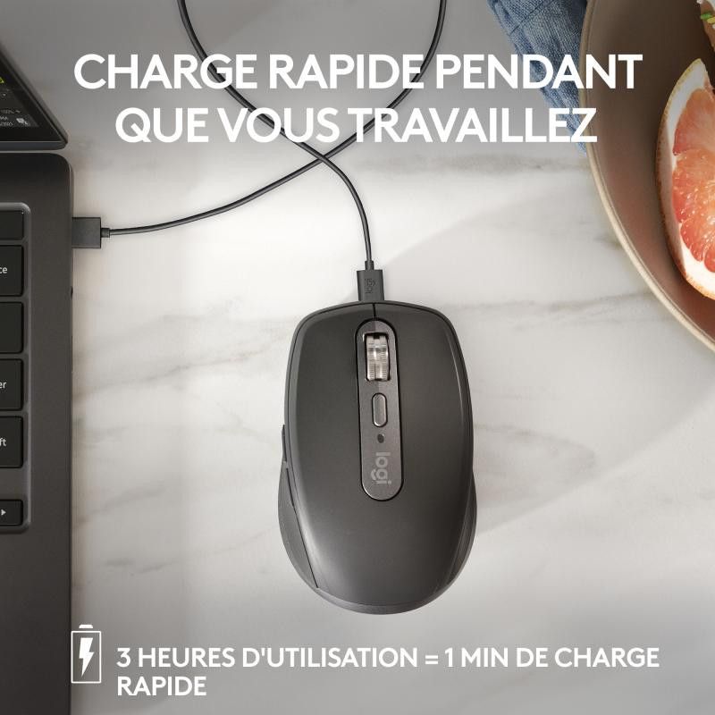 Logitech MX Anywhere 3S souris Bureau Droitier RF sans fil + Bluetooth Laser 8000 DPI · Souris PC · Informat Systems Stras... (image 16)