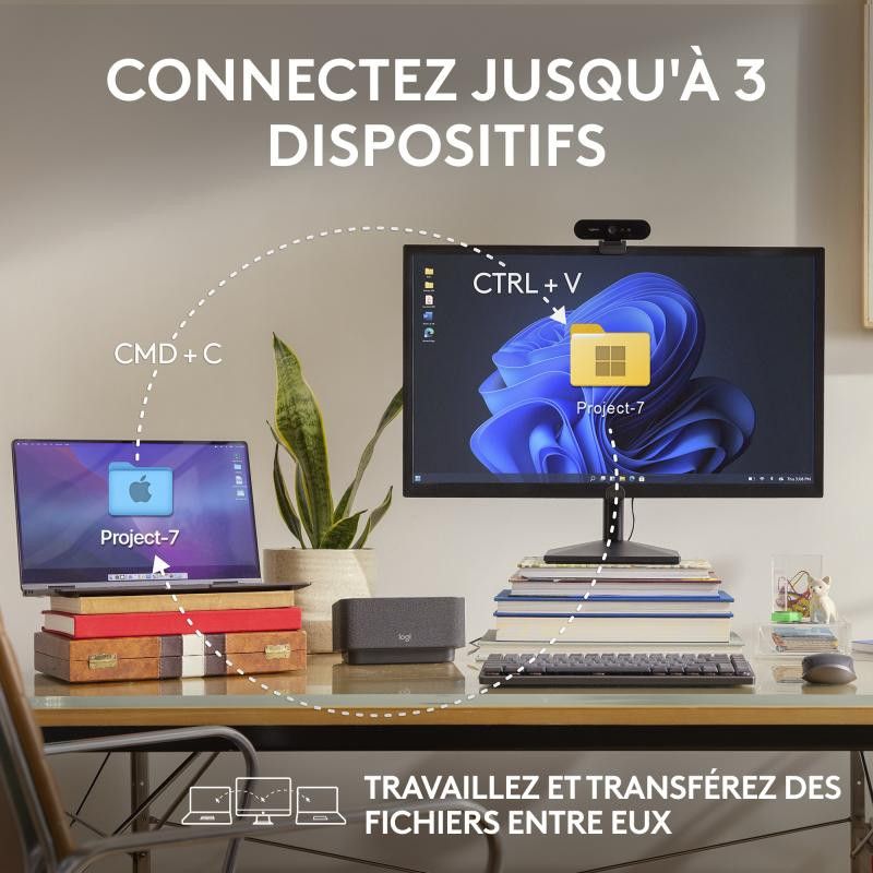 Logitech MX Anywhere 3S souris Bureau Droitier RF sans fil + Bluetooth Laser 8000 DPI · Souris PC · Informat Systems Stras... (image 17)