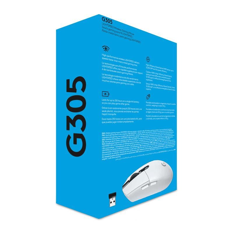 LOGITECH G305 LIGHTSPEED Sans Fil White · Souris PC · Informat Systems Strasbourg (image 9)