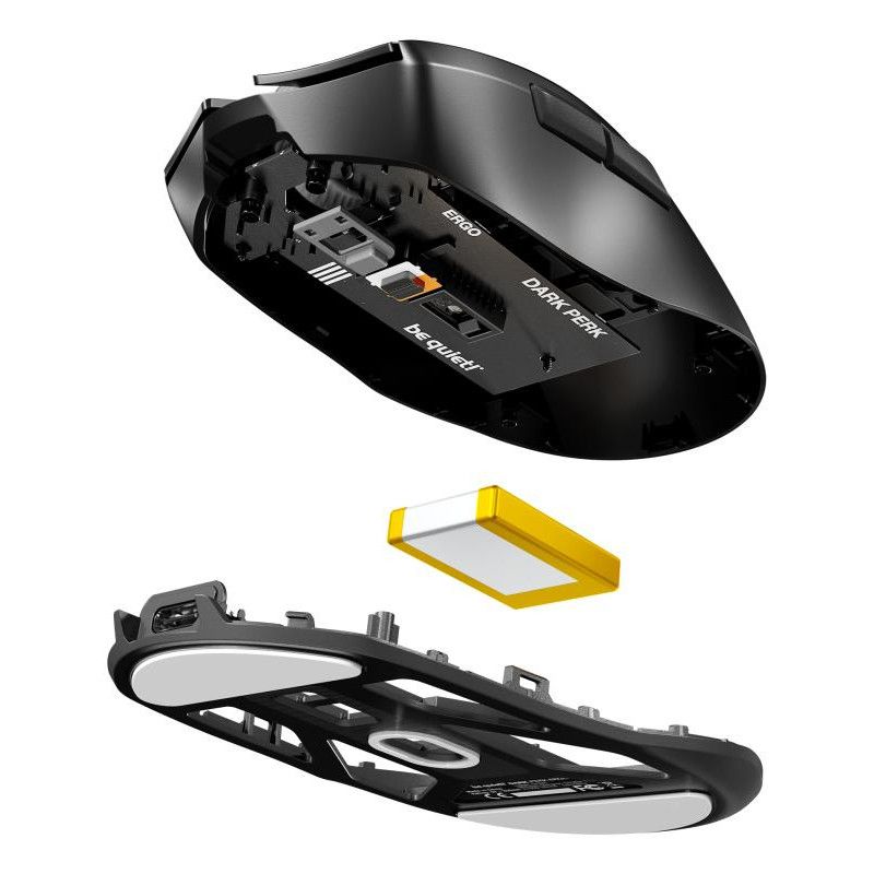 be quiet! Dark Perk Ergo | souris gaming sans fil | ultra-légère | Capteur PixArt PAW3950 | design droitier · Souris PC · ... (image 6)
