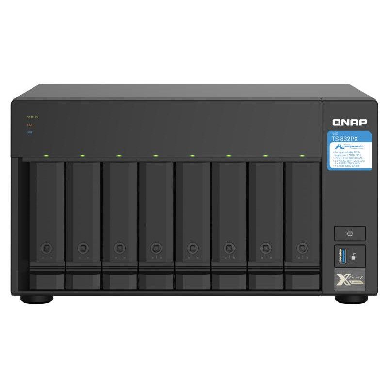 QNAP TS-832PX-4G Serveur NAS 8 Baies · Serveurs NAS · Informat Systems Strasbourg