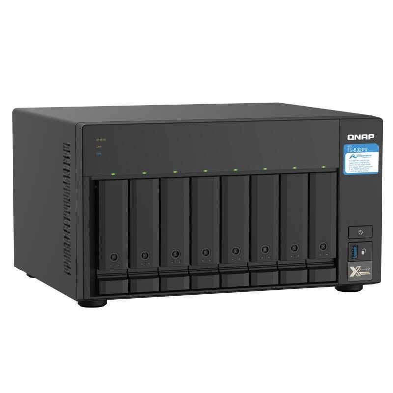 QNAP TS-832PX-4G Serveur NAS 8 Baies · Serveurs NAS · Informat Systems Strasbourg (image 3)
