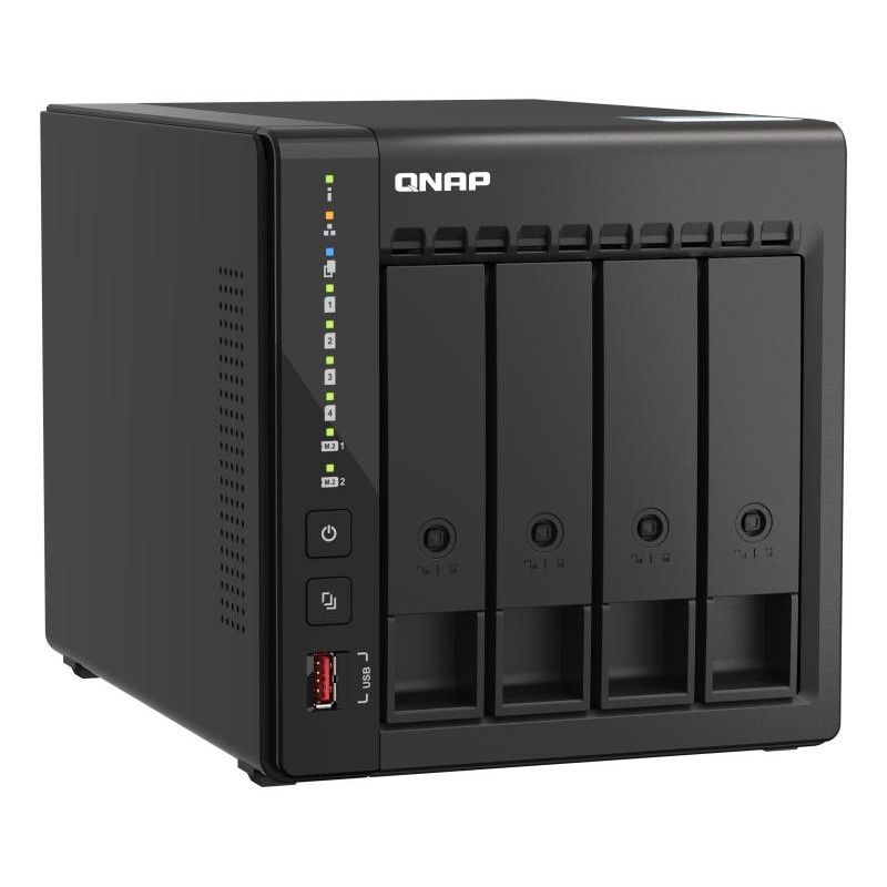 QNAP TS-453E NAS Tower Intel® Celeron® J6412 8 Go 0 To QNAP QTS Noir · Serveurs NAS · Informat Systems Strasbourg (image 4)