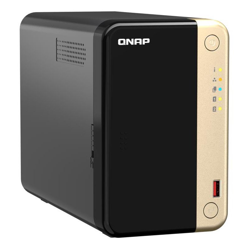 QNAP TS-264 NAS Tower Intel® Celeron® N5095 8 Go 0 To QNAP QTS Noir, Or · Serveurs NAS · Informat Systems Strasbourg (image 3)