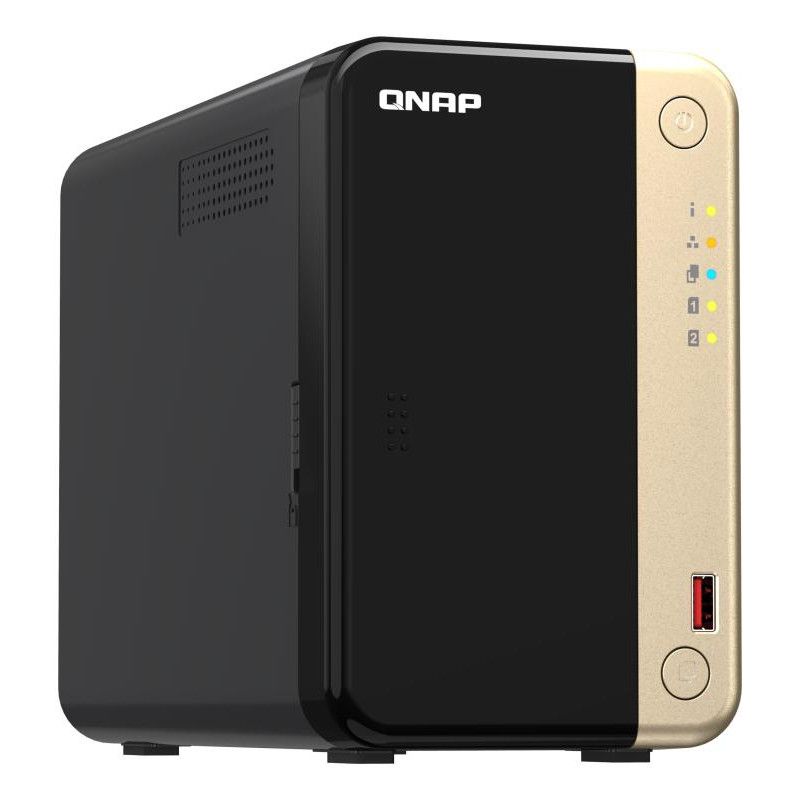 QNAP TS-264 NAS Tower Intel® Celeron® N5095 8 Go 0 To QNAP QTS Noir, Or · Serveurs NAS · Informat Systems Strasbourg (image 4)