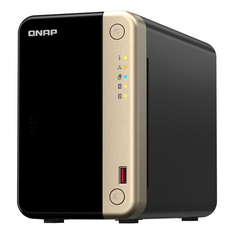 QNAP TS-264 NAS Tower Intel® Celeron® N5095 8 Go 0 To QNAP QTS Noir, Or · Serveurs NAS · Informat Systems Strasbourg (image 5)