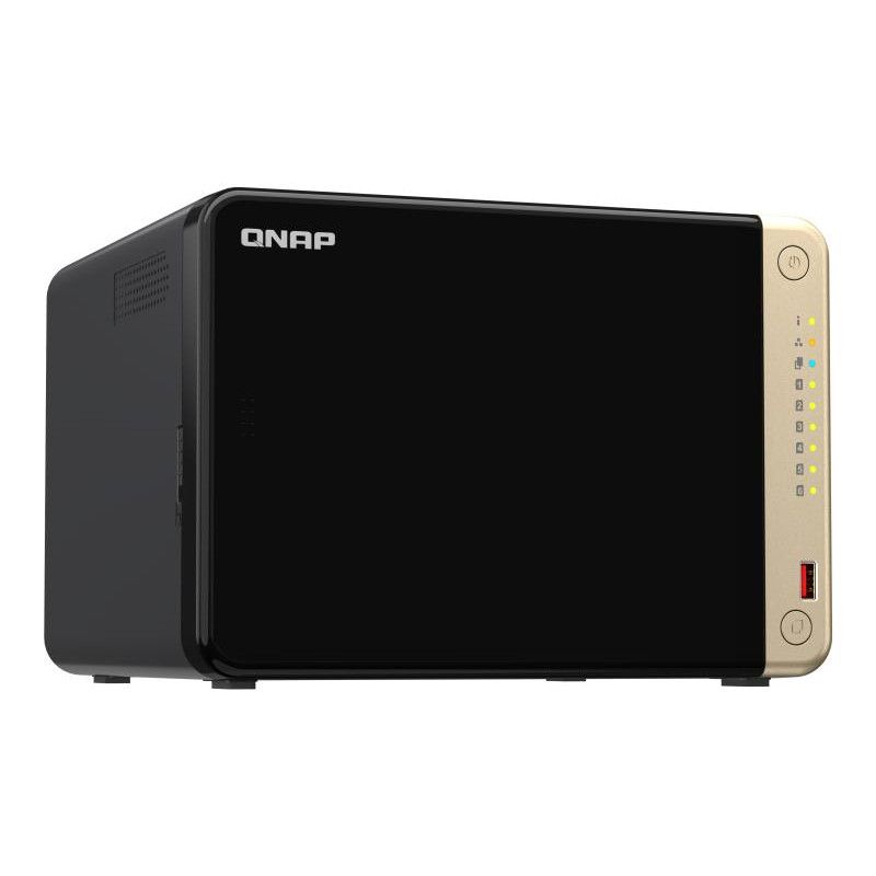 QNAP TS-664 NAS Tower Intel® Celeron® N5095 8 Go DDR4 0 To QNAP QTS Noir, Bronze · Serveurs NAS · Informat Systems Strasbourg (image 4)