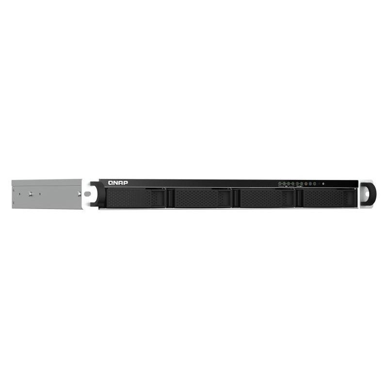 QNAP TS-464eU NAS Rack (1 U) Intel® Celeron® N5095 8 Go DDR4 0 To QNAP Turbo System Aluminium, Noir · Serveurs NAS · Infor... (image 3)