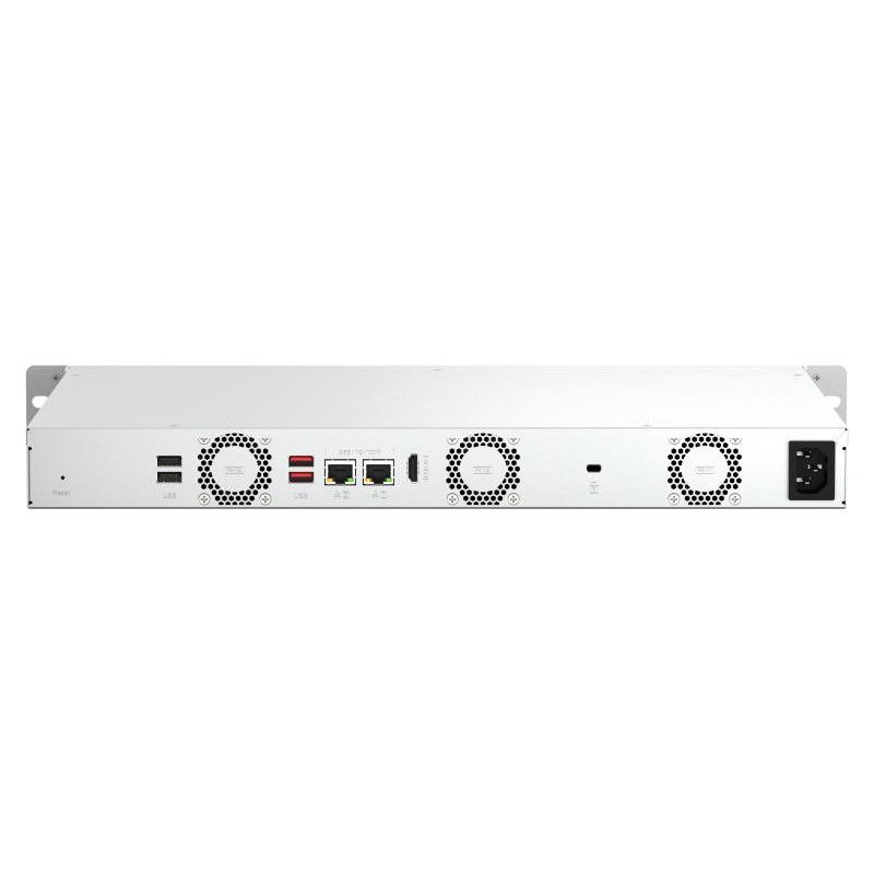 QNAP TS-464eU NAS Rack (1 U) Intel® Celeron® N5095 8 Go DDR4 0 To QNAP Turbo System Aluminium, Noir · Serveurs NAS · Infor... (image 6)