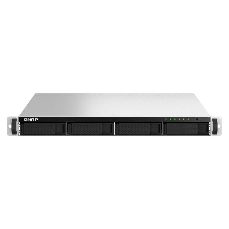 QNAP TS-464U-RP NAS Rack (1 U) Intel® Celeron® N5095 8 Go DDR4 0 To QNAP Turbo System Aluminium, Noir · Serveurs NAS · Inf...