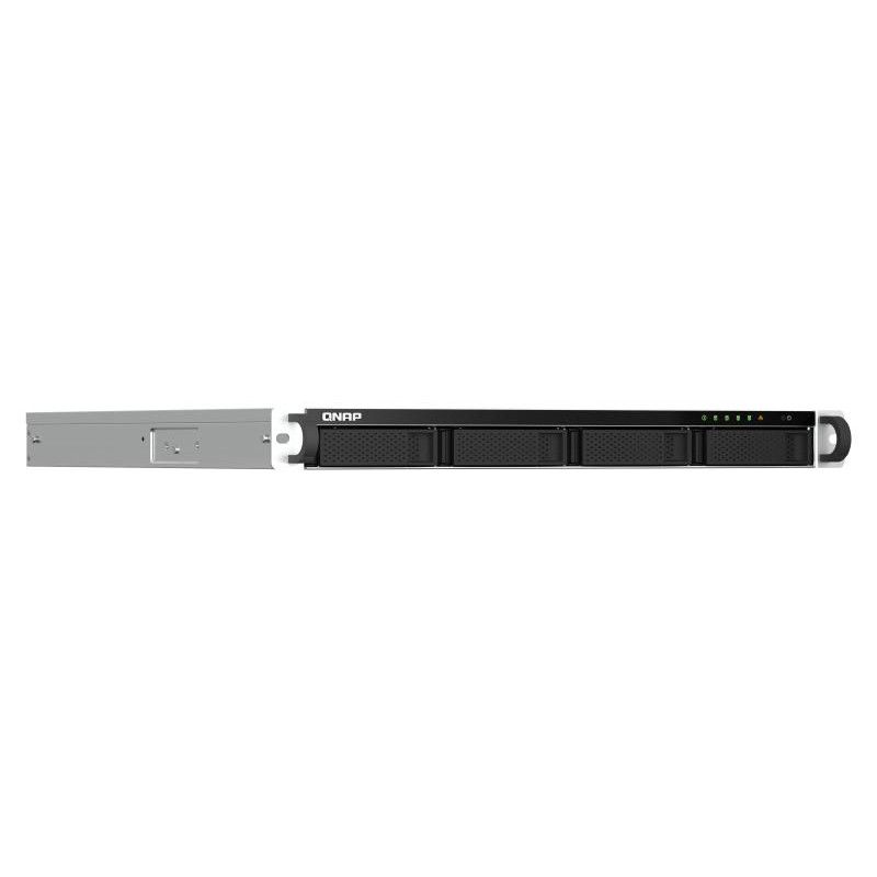 QNAP TS-464U-RP NAS Rack (1 U) Intel® Celeron® N5095 8 Go DDR4 0 To QNAP Turbo System Aluminium, Noir · Serveurs NAS · Inf... (image 3)
