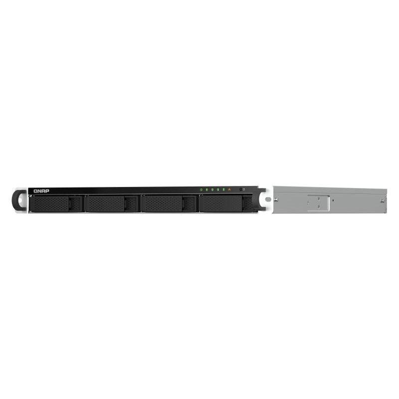 QNAP TS-464U-RP NAS Rack (1 U) Intel® Celeron® N5095 8 Go DDR4 0 To QNAP Turbo System Aluminium, Noir · Serveurs NAS · Inf... (image 5)